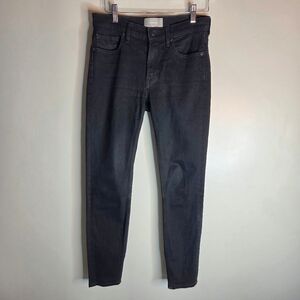 Everlane Mid Rise Skinny Jeans Black Cotton Stretch Sizs 26